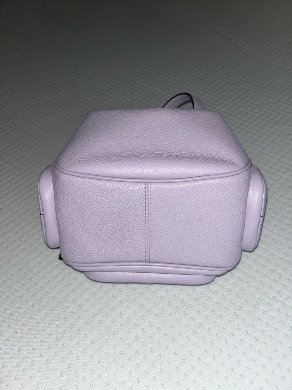 Michael Kors Lilac Pebbled Crossbody Bag with Silver Hardware - Picture 8 of 11